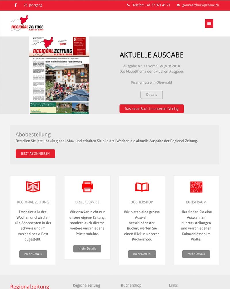Regional Zeitung Aletsch Goms Regional Zeitung Aletsch Goms
