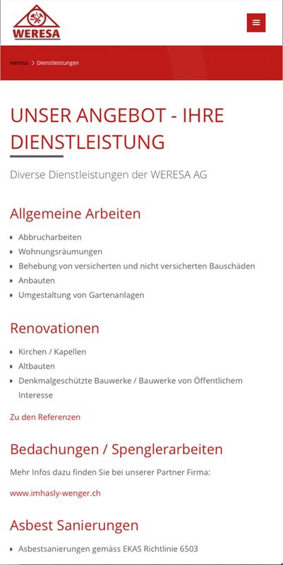 Optimale Darstellung auch auf dem Smartphone